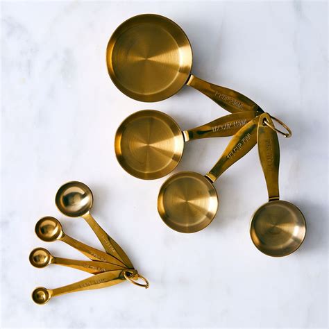 Maison Plus Gold Measuring Cups & Spoons Set, Stainless Steel on Food52