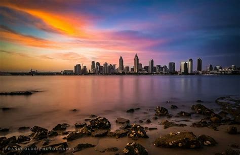 San Diego Skyline Sunset.... | San diego skyline, Sunset, Photography