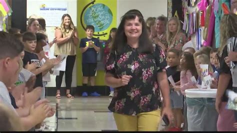 Pride Elem. honors Kentucky Elementary School Teacher of the Year winner - YouTube