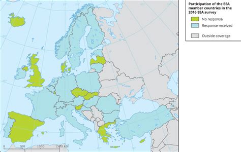 Participation of the EEA member countries in the 2016 EEA survey