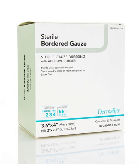 Sterile Bordered Gauze Dressing | Adhesive Wound Dressing for Nursing Homes