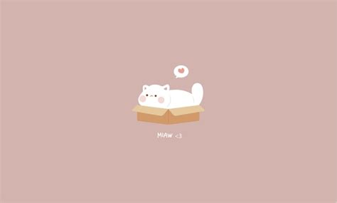 Premium Vector | Cute Cat Wallpaper Background pastel colour