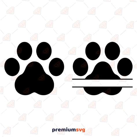 Digital Cut Files SVG File Paw Dog Dad Vinyl Decal Svg HTV Svg Vinyl Stencil Svg Woodworking ...