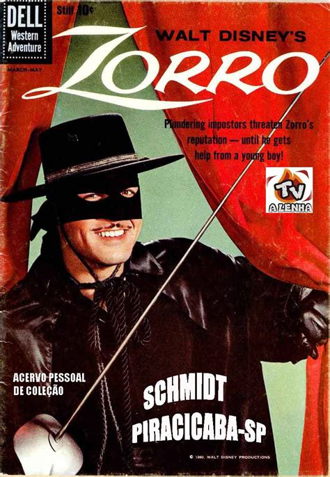 ZORRO (ZORRO / WALT DISNEY 1957) DELL COMICS Alter Film, Comic Book Covers, Comic Books, Comic ...