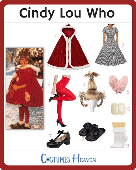 DIY Cindy Lou Who (How The Grinch Stole Christmas) Costume Ideas [2023] For Cosplay & Halloween