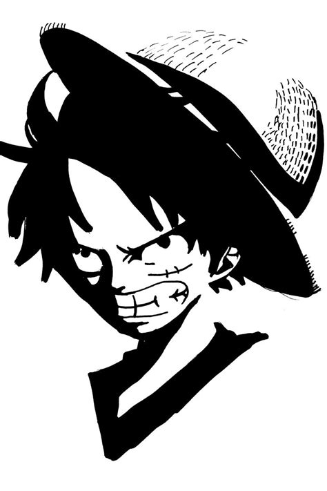 Luffy silhouette by NarutoUchiha666 on DeviantArt