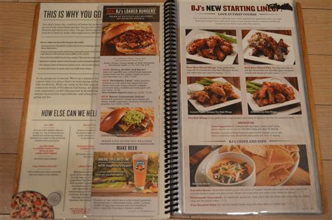 BJ's Restaurant Menu Prices