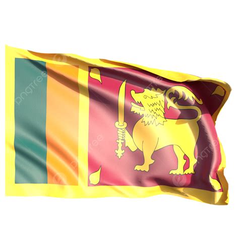 Sri Lanka Flag Waving Vector On Transparent Backgroun - vrogue.co