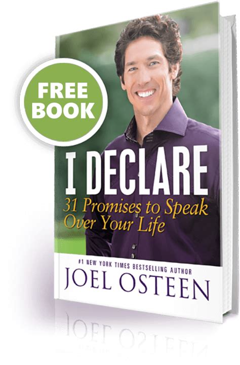 Sign up for a free book from Joel Osteen