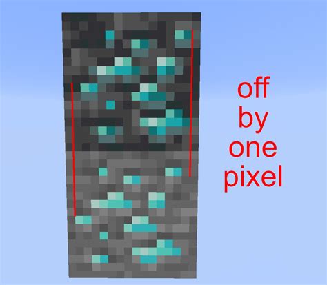 the deepslate diamond ore texture in 1.17 is off by one pixel : r ...