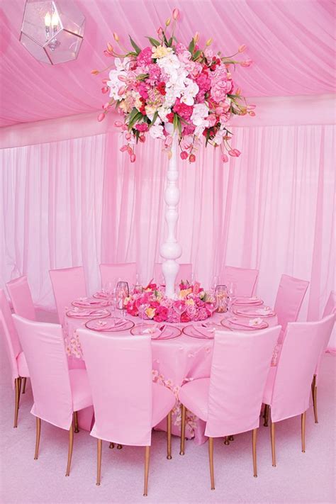 Elegant Pretty in Pink Baby Shower {Amazing Florals} // Hostess with ...