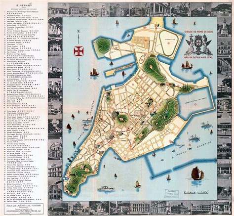 Large scale tourist map of Macau | Macau | Asia | Mapsland | Maps of the World