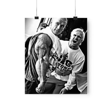 Lee Priest Legendary Tricep Pose Tom Platz Gym Poster Home Decor ...