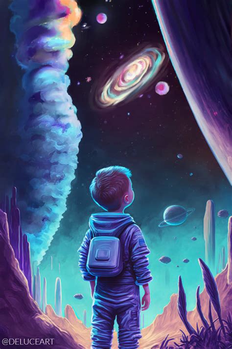 Lucid Dreaming Kid Astronaut by DeLuceArt on DeviantArt