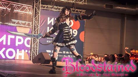 Bloodstained Ritual of the Night Miriam Cosplay at IgroCon 2019 - YouTube