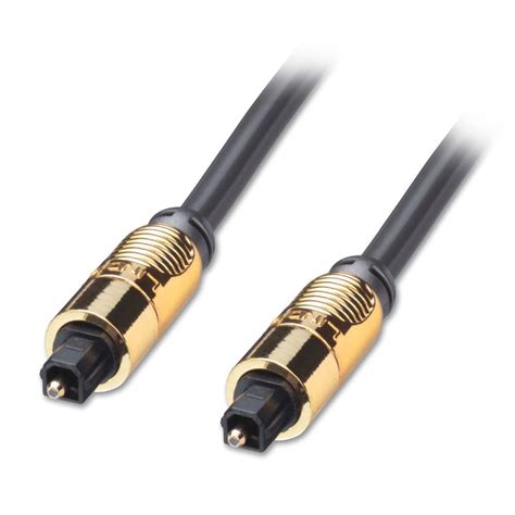 20m Gold TosLink SPDIF Digital Optical Cable - from LINDY UK