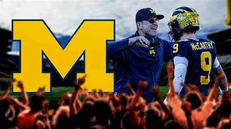 Michigan football's Jim Harbaugh, JJ McCarthy share epic handshake ...