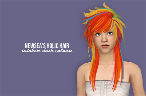 Sims 4 Rainbow Dash Hair