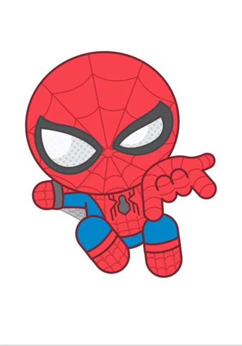 cute spiderman cartoon drawing - Jutta Trujillo