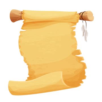 Parchment Scroll Clipart Hd PNG, Parchment Scroll With Feather On ...