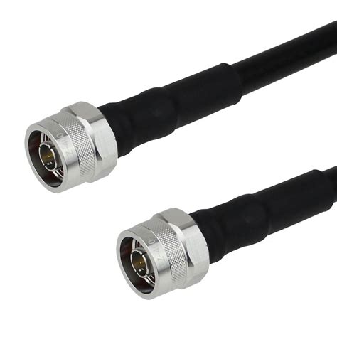 N Male to N Male Cable LMR-400 Coax with Times Microwave Connectors