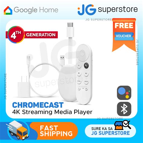 Google Chromecast With Google TV 2020 4th Gen Streaming Media Player ...