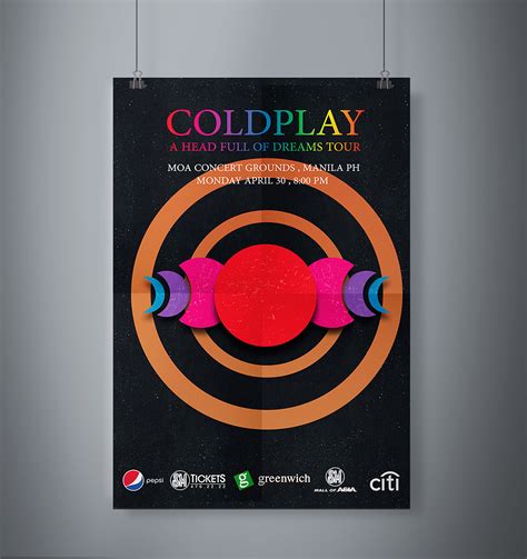 COLDPLAY band posters on Behance