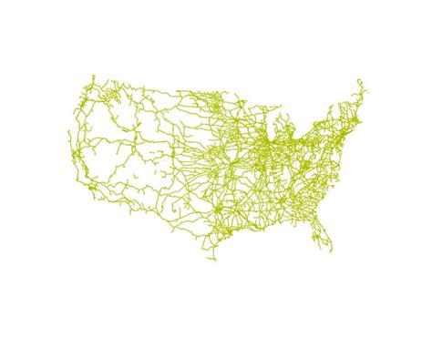 US Freight Rail Map - Association of American Railroads