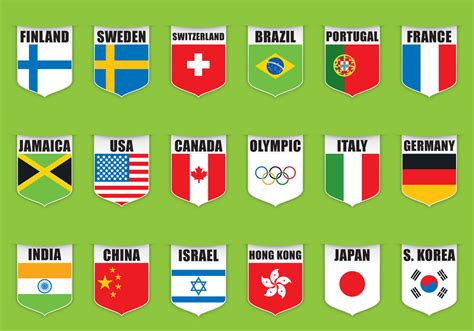 Olympic Flag Shield Vectors - Download Free Vector Art, Stock Graphics & Images