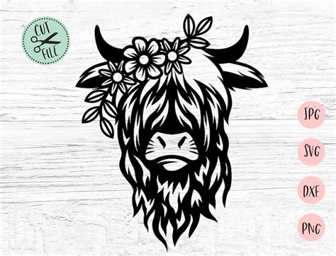 Free 258 Highland Cow Free Svg SVG PNG EPS DXF File