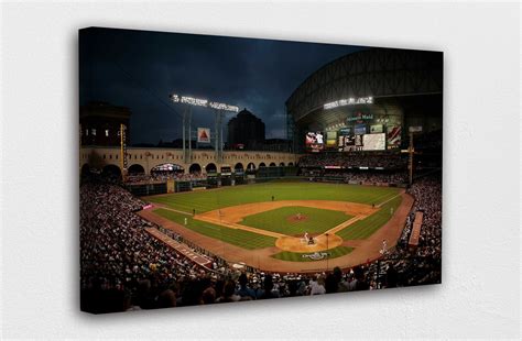 Minute Maid Park Stadium Canvas Wall Art Design Poster Print - Etsy