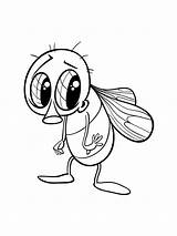 Free Fly coloring Pages Download And Print sketch template