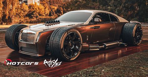 EXCLUSIVE: This Crazy Chopped Up Rolls-Royce Hot Rod Render Is Absolute ...