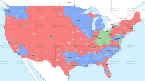 NFL coverage map 2024: TV schedule Week 18