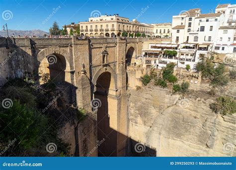 Spain, Ronda, bridge stock image. Image of destination - 299250293