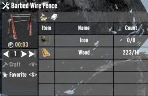 7 Days to Die: Barbed Wire Fences (How to Craft, Set Up & Use)