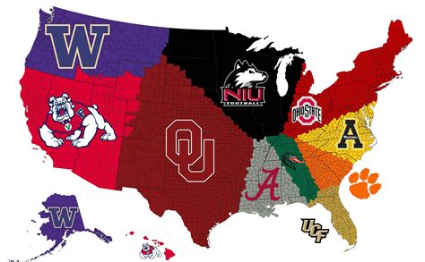 2018 FBS Conference Champion Pseudoimperialism Map : CFB