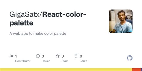 GitHub - GigaSatx/React-color-palette: A web app to make color palette