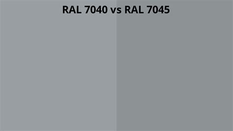 RAL 7040 vs 7045 | RAL colour chart UK