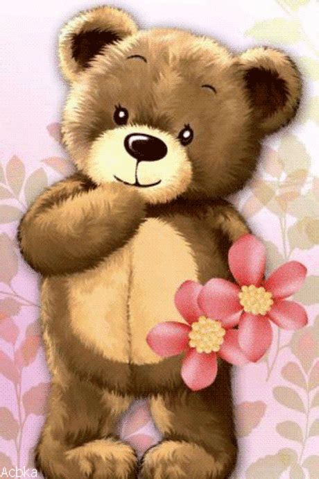 Милашности | Teddy bear wallpaper, Teddy bear cartoon, Bear wallpaper