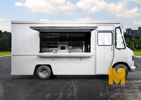 PSD Burger Food Truck Mockup(Paid)