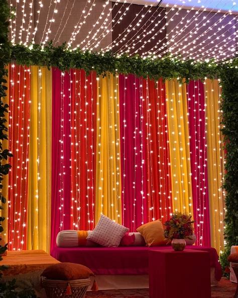 Awesome Home Decoration Ideas for Mehndi Ceremony