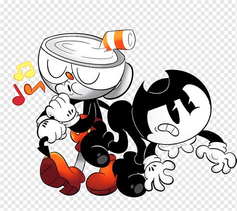 Bendy e a Máquina de Tinta Cuphead Fan art, cuphead, comida, outros ...