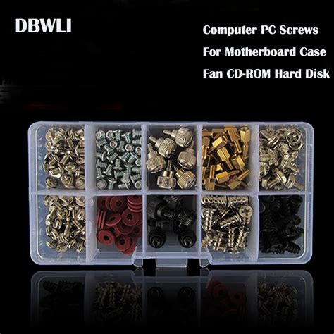 228Pcs DIY Screw Assortment Kit Computer PC Screws Set With case For ...