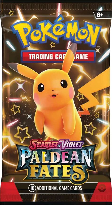 Pokemon Trading Card Game Scarlet Violet Paldean Fates Booster Pack 10 Cards Pokemon USA - ToyWiz