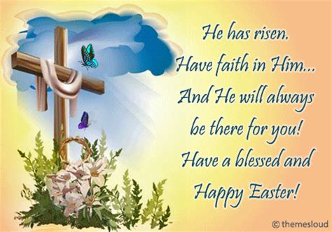 He Has Risen. Have A Blessed Easter! Free Happy Easter eCards | 123 ...