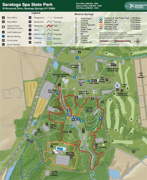 Find Nature Trails in Saratoga Spa State Park