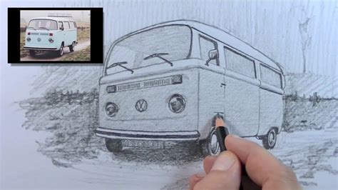 How to Draw a VW Bus. - YouTube