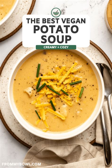 The BEST Vegan Potato Soup | Cozy + Creamy - From My Bowl