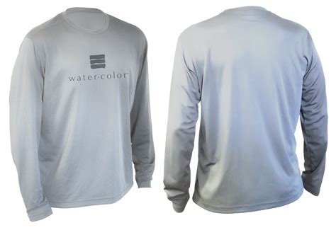 Men's Silver LS SPF Tee – The WaterColor Store